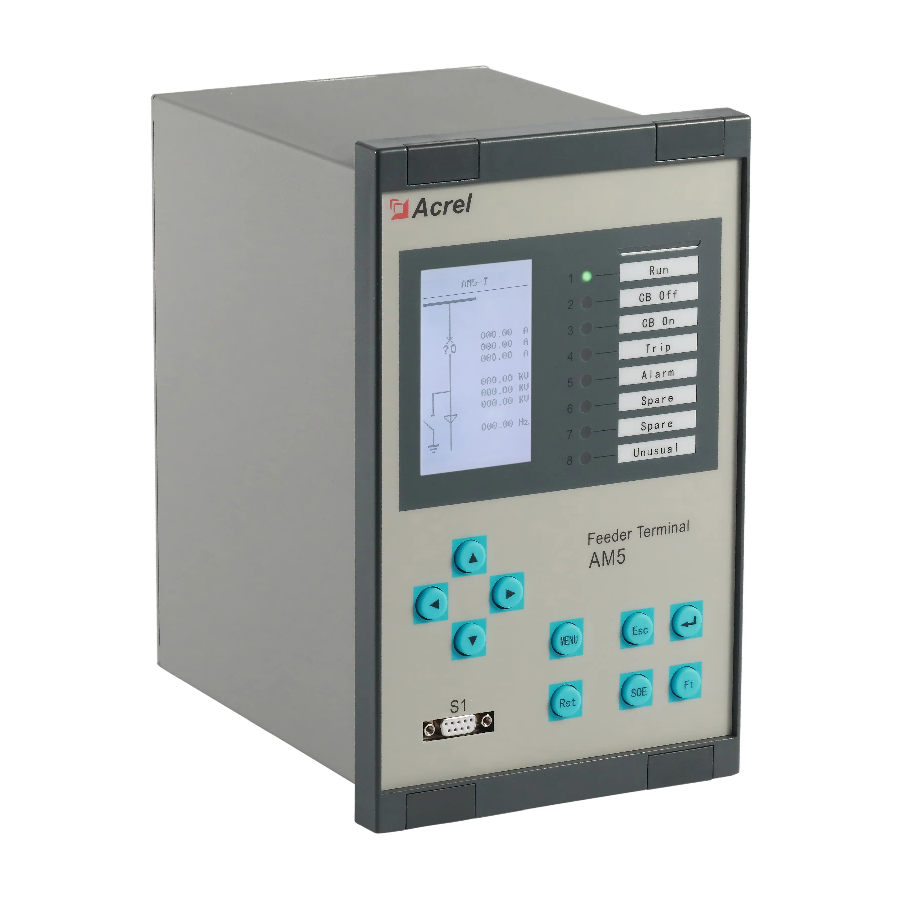 Acrel AM5 protection relay for medium voltage applications front