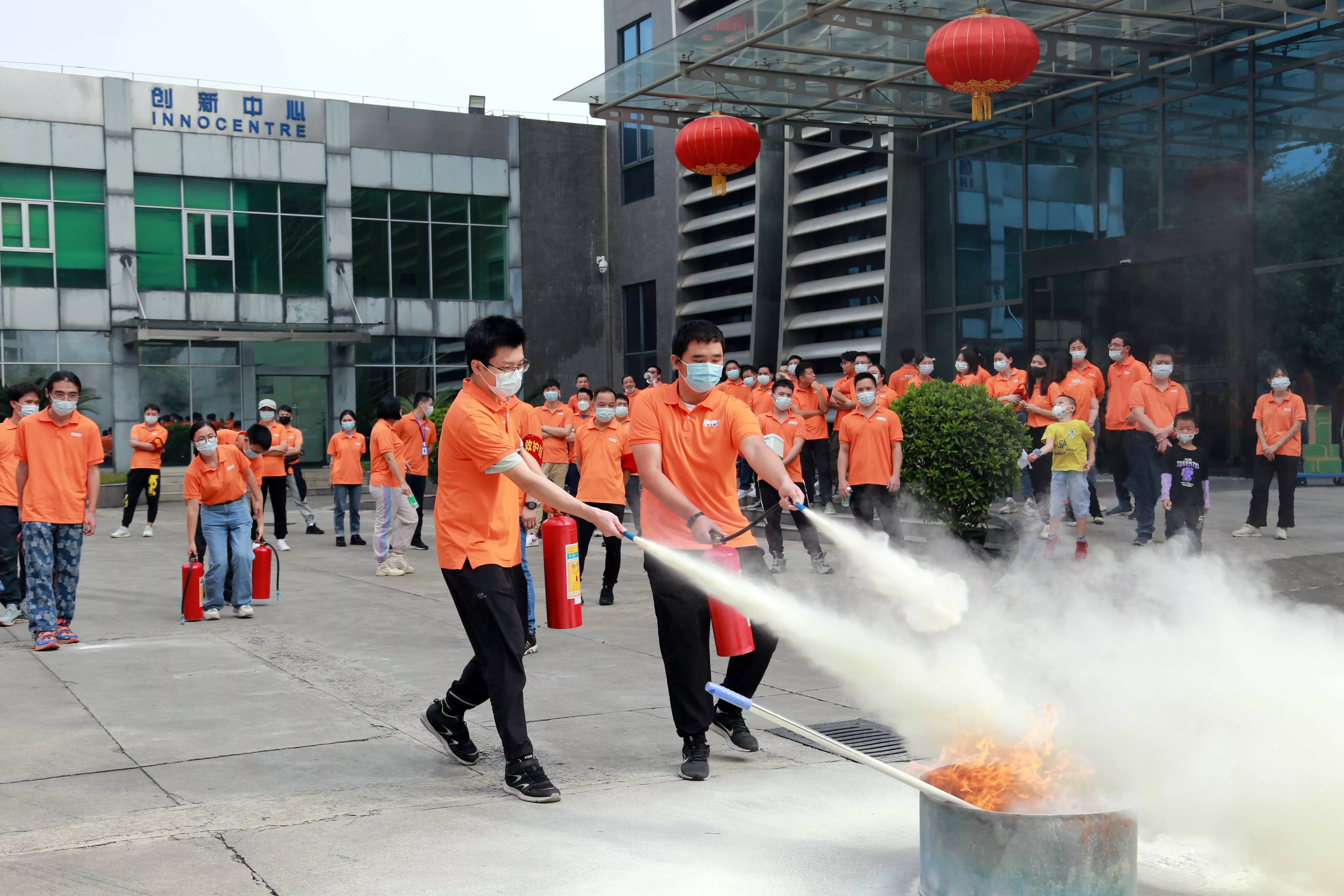 [Diễn tập phòng cháy chữa cháy] EC-JET tổ chức huấn luyện an toàn phòng cháy chữa cháy thường niên và diễn tập khẩn cấp.