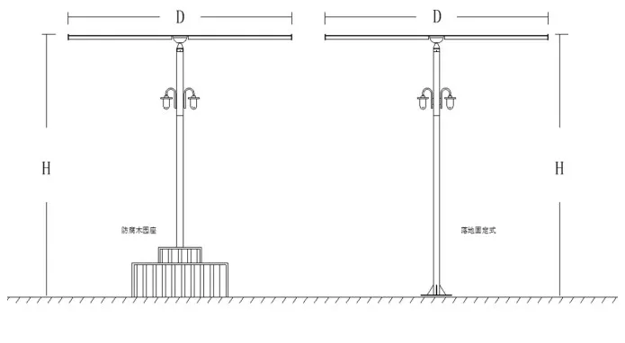 DUEL KING 3.6m 12ft Airpole Hvls Fan for The Open Rest Area - Buy ...