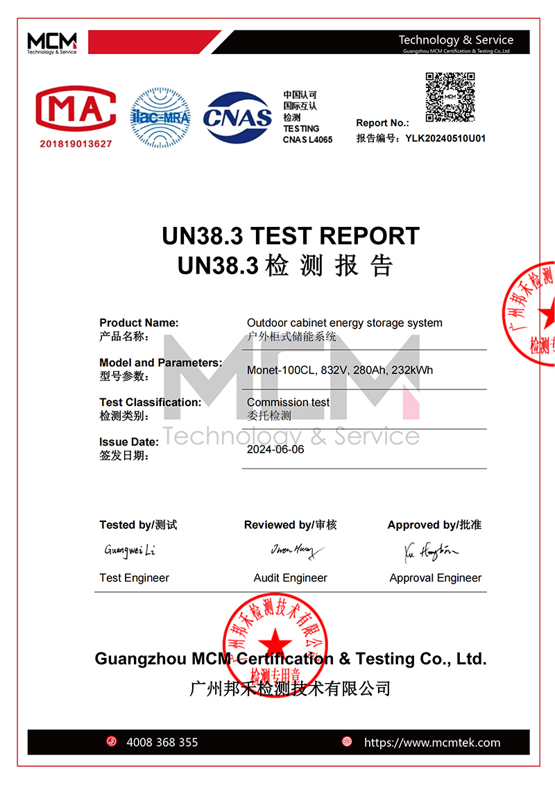 Transporte de batería UN38,3