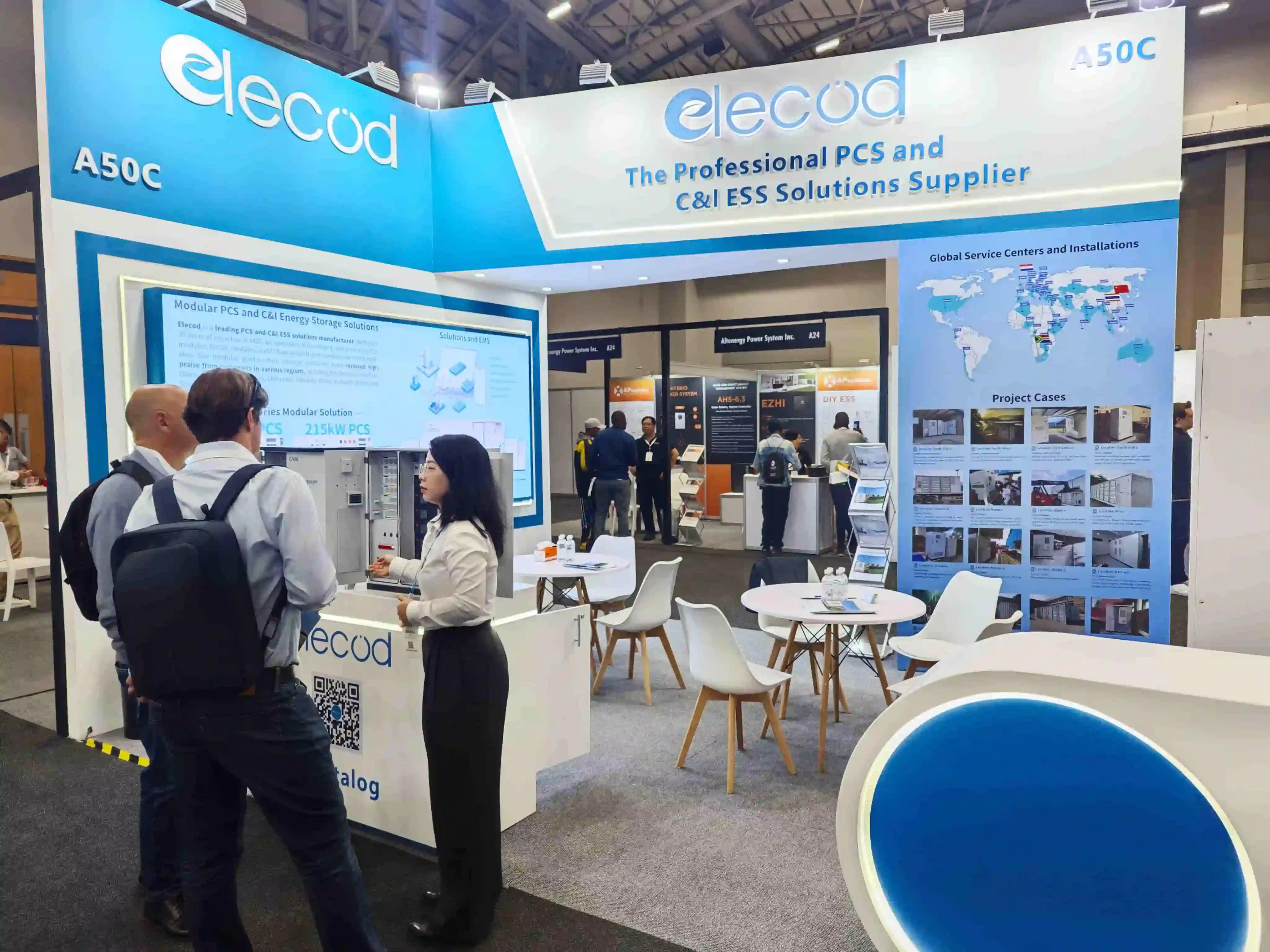 visitors at Elecod booth at Solar & Storage Live Cape Town 2025.jpg