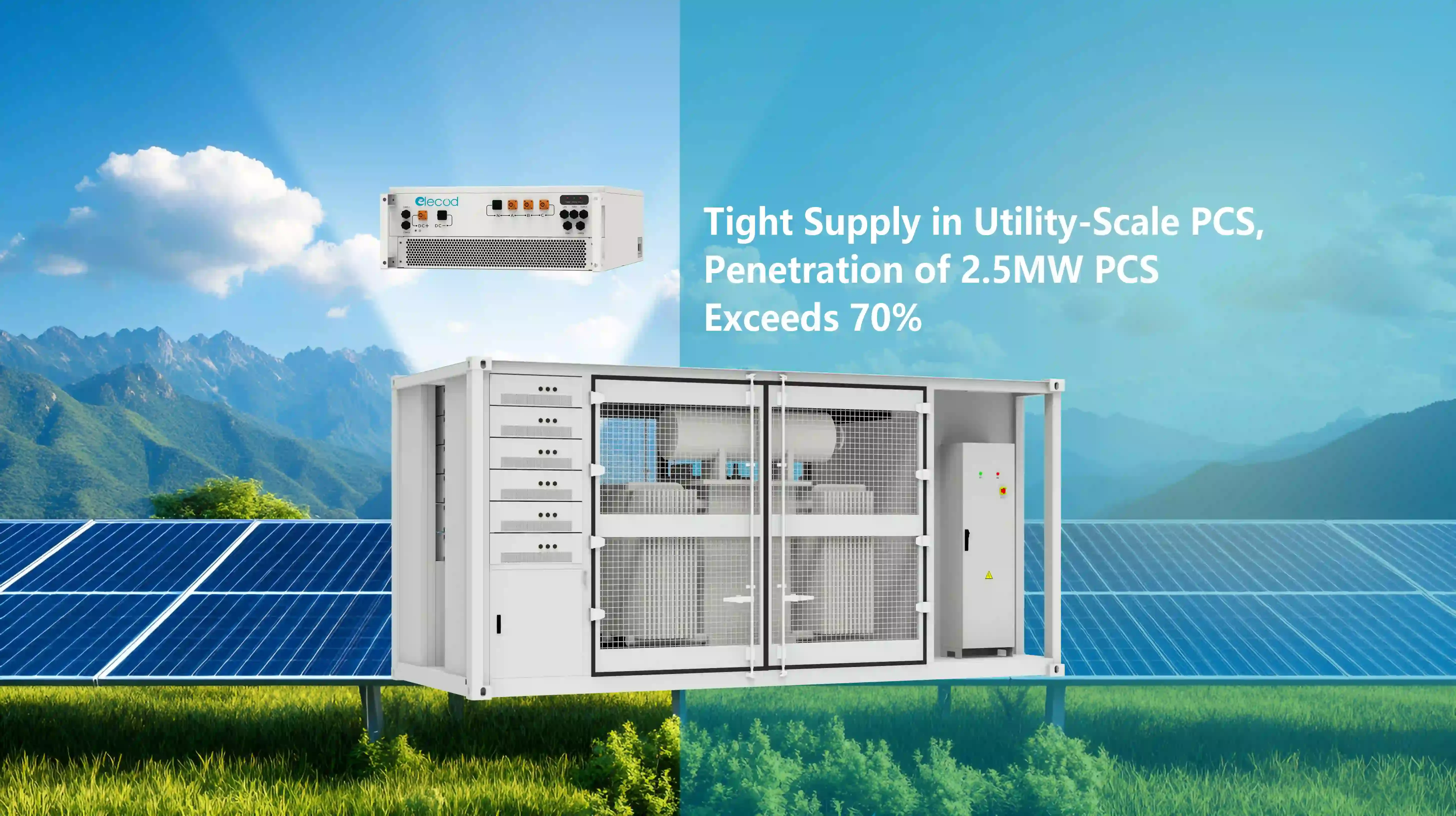 Tight Supply in Utility-Scale PCS Penetration of 2.5MW PCS Exceeds 70%-Elecod Electric.jpg