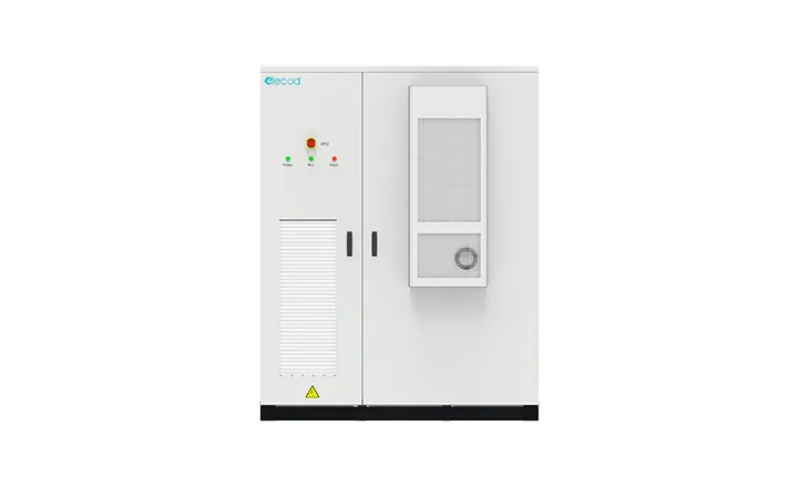 Sistema de almacenamiento de energía fuera de la red 100kW-215kWh gabinete integrado al aire libre.