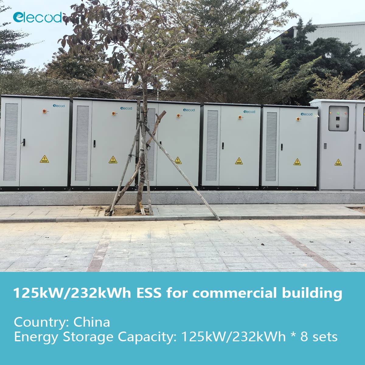 Elecod 125kW 232kWh sistema de almacenamiento de energía para edificio comercial.jpg
