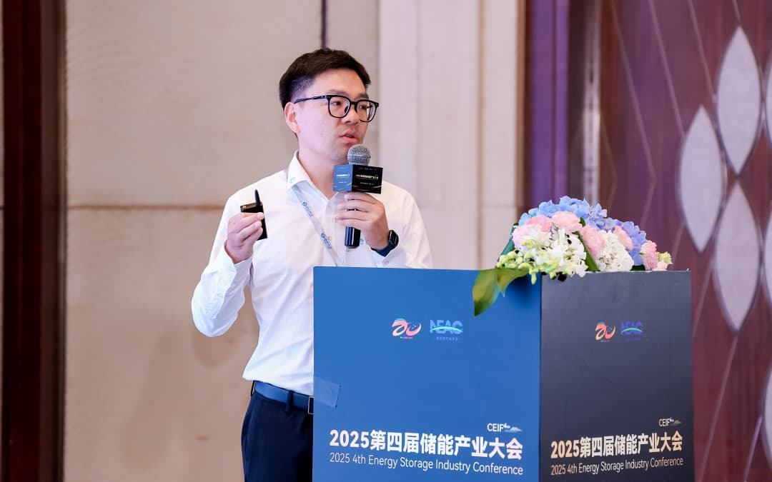 Deputy General Manager of Hangzhou Elecod Yang Tao delivered a keynote speech in the CEIF4th.jpg