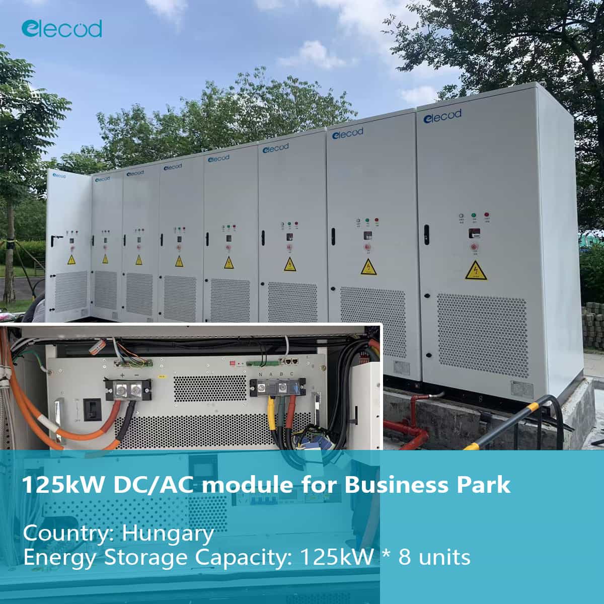 Elecod 125kW DCAC módulos para Business Park en Hungary.jpg