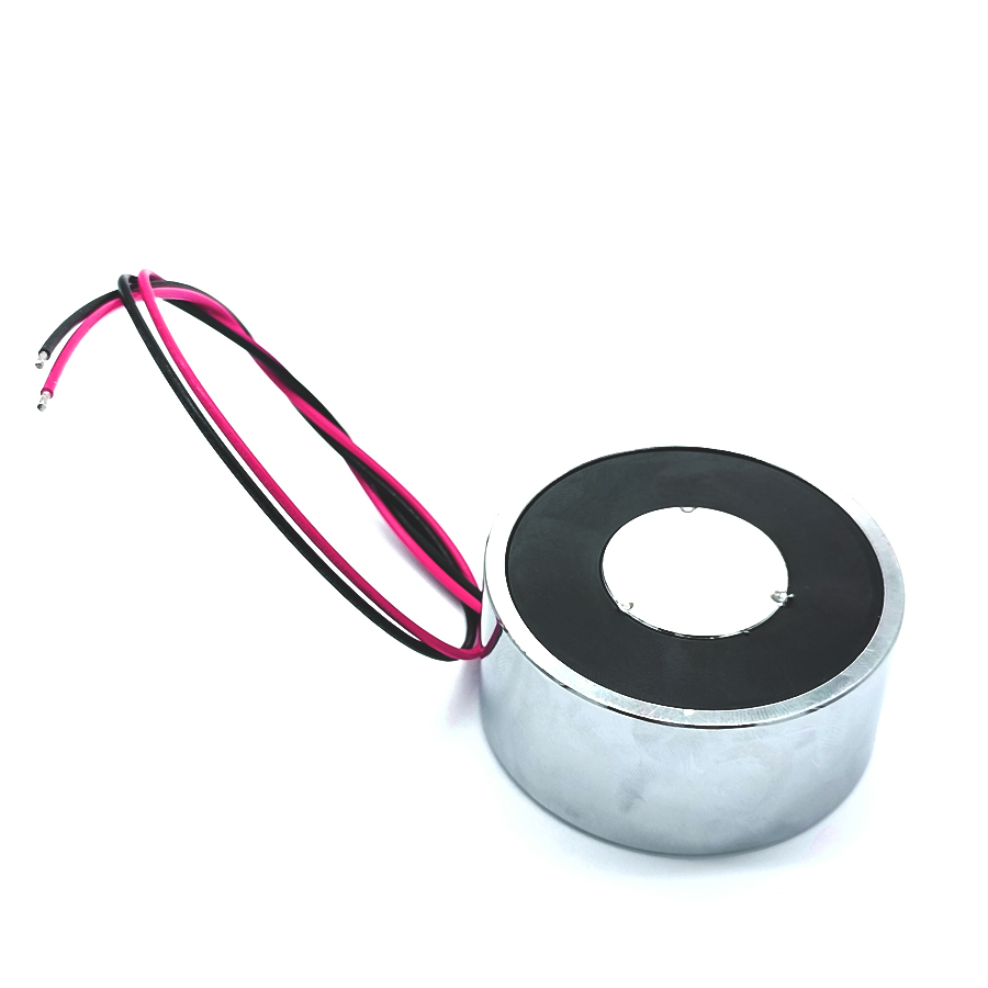 Produktbild von Elektromagnet 6V – 25 Kg Zugkraft, 34x25 Mm, Rund – Für Automatisierung, Sortierung & Verriegelung