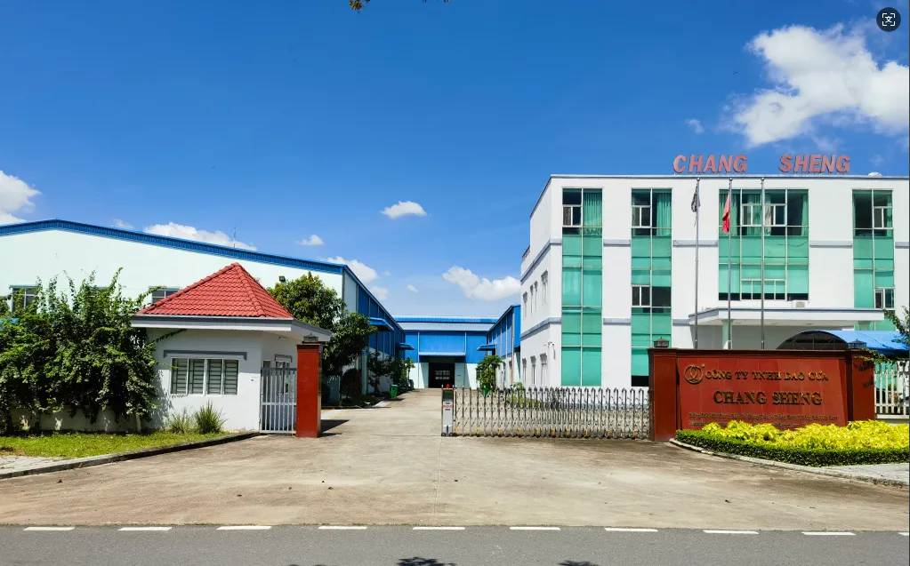 This is a picture of our factory in Vietnam.